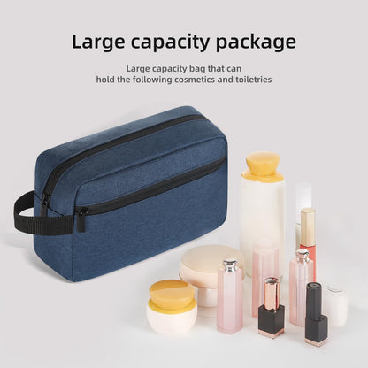 Travel Toiletry bag Toiletry bag for women men Hanging Cosmetic bag Travel accessories for Women Men (Black)