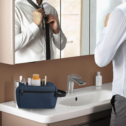Travel Toiletry bag Toiletry bag for women men Hanging Cosmetic bag Travel accessories for Women Men (Black)