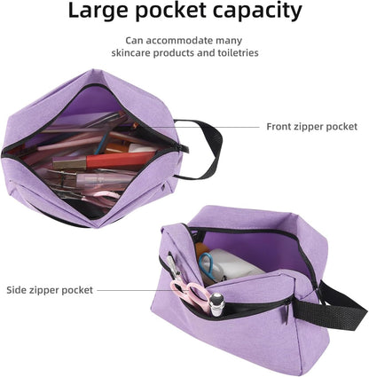 Travel Toiletry bag Toiletry bag for women men Hanging Cosmetic bag Travel accessories for Women Men (Black)