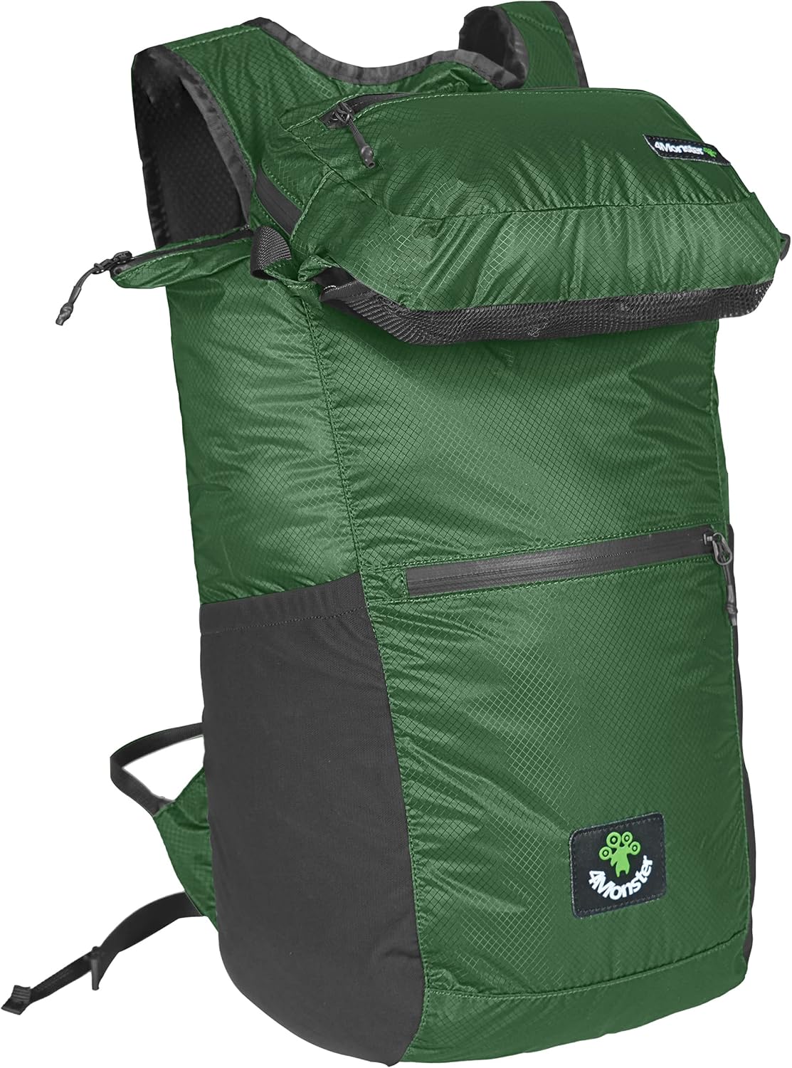 Hiking Daypack,2 in 1 Water Resistant Lightweight Backpack,Portable Fanny Pack Waist Pack for Travel Camping Outdoor (32L, Army Green)