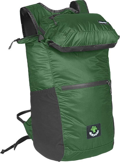 Hiking Daypack,2 in 1 Water Resistant Lightweight Backpack,Portable Fanny Pack Waist Pack for Travel Camping Outdoor (32L, Army Green)