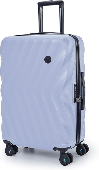Carry On Luggage 22x14x9 Airline Approved,PC Hardside Suitcase,20 Inch Luggage with Spinner Wheels, Lightweight Travel Suitcases for Men Women,Navy Blue