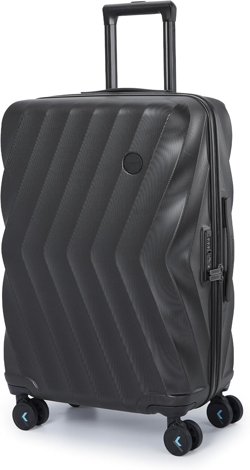 Carry On Luggage 22x14x9 Airline Approved,PC Hardside Suitcase,20 Inch Luggage with Spinner Wheels, Lightweight Travel Suitcases for Men Women,Navy Blue