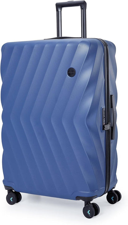 Carry On Luggage 22x14x9 Airline Approved,PC Hardside Suitcase,20 Inch Luggage with Spinner Wheels, Lightweight Travel Suitcases for Men Women,Navy Blue