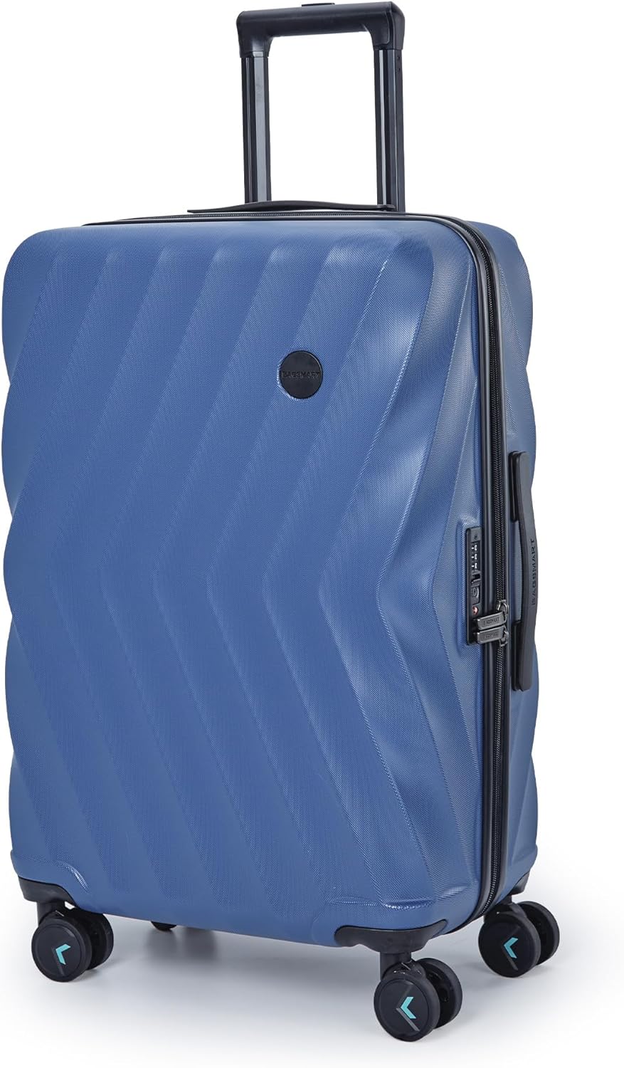 Carry On Luggage 22x14x9 Airline Approved,PC Hardside Suitcase,20 Inch Luggage with Spinner Wheels, Lightweight Travel Suitcases for Men Women,Navy Blue