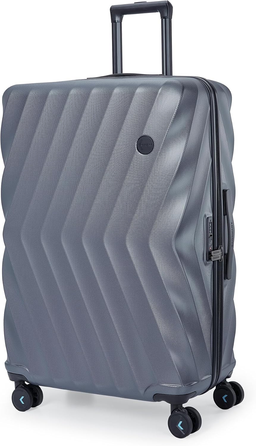 Carry On Luggage 22x14x9 Airline Approved,PC Hardside Suitcase,20 Inch Luggage with Spinner Wheels, Lightweight Travel Suitcases for Men Women,Navy Blue