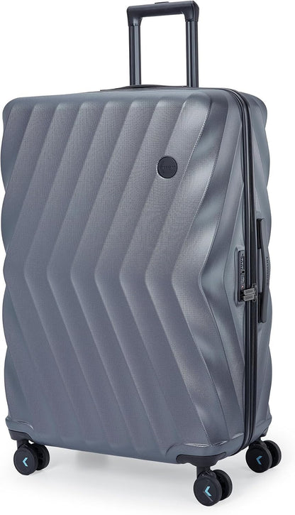 Carry On Luggage 22x14x9 Airline Approved,PC Hardside Suitcase,20 Inch Luggage with Spinner Wheels, Lightweight Travel Suitcases for Men Women,Navy Blue