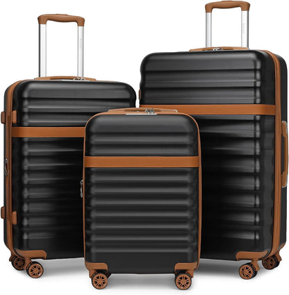 Airline Approved Carry On Luggage 22x14x9 inches, with TSA Lock, 20 Inch Expandable Lightweight Hardshell Suitcase (Navy, Suitable for 1-3 Days of Travel)