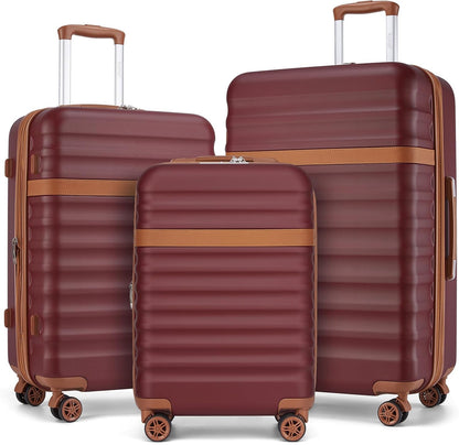 Airline Approved Carry On Luggage 22x14x9 inches, with TSA Lock, 20 Inch Expandable Lightweight Hardshell Suitcase (Navy, Suitable for 1-3 Days of Travel)