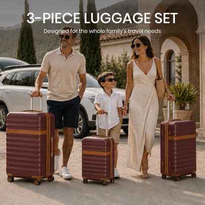 Airline Approved Carry On Luggage 22x14x9 inches, with TSA Lock, 20 Inch Expandable Lightweight Hardshell Suitcase (Navy, Suitable for 1-3 Days of Travel)
