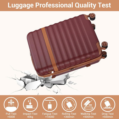 Airline Approved Carry On Luggage 22x14x9 inches, with TSA Lock, 20 Inch Expandable Lightweight Hardshell Suitcase (Navy, Suitable for 1-3 Days of Travel)