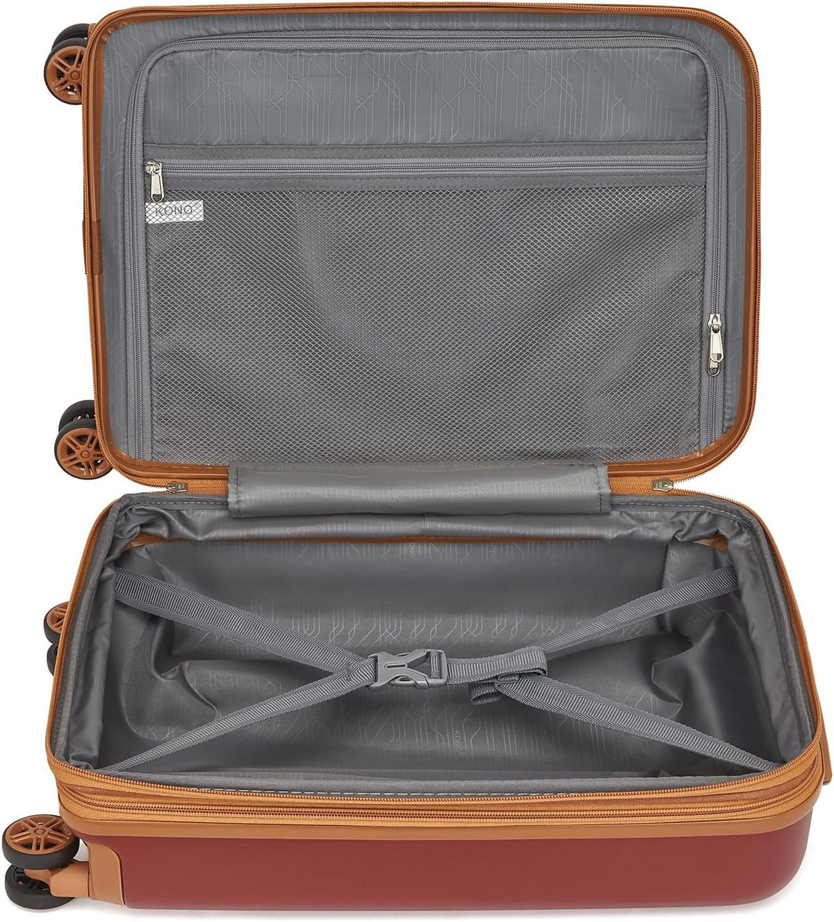 Airline Approved Carry On Luggage 22x14x9 inches, with TSA Lock, 20 Inch Expandable Lightweight Hardshell Suitcase (Navy, Suitable for 1-3 Days of Travel)