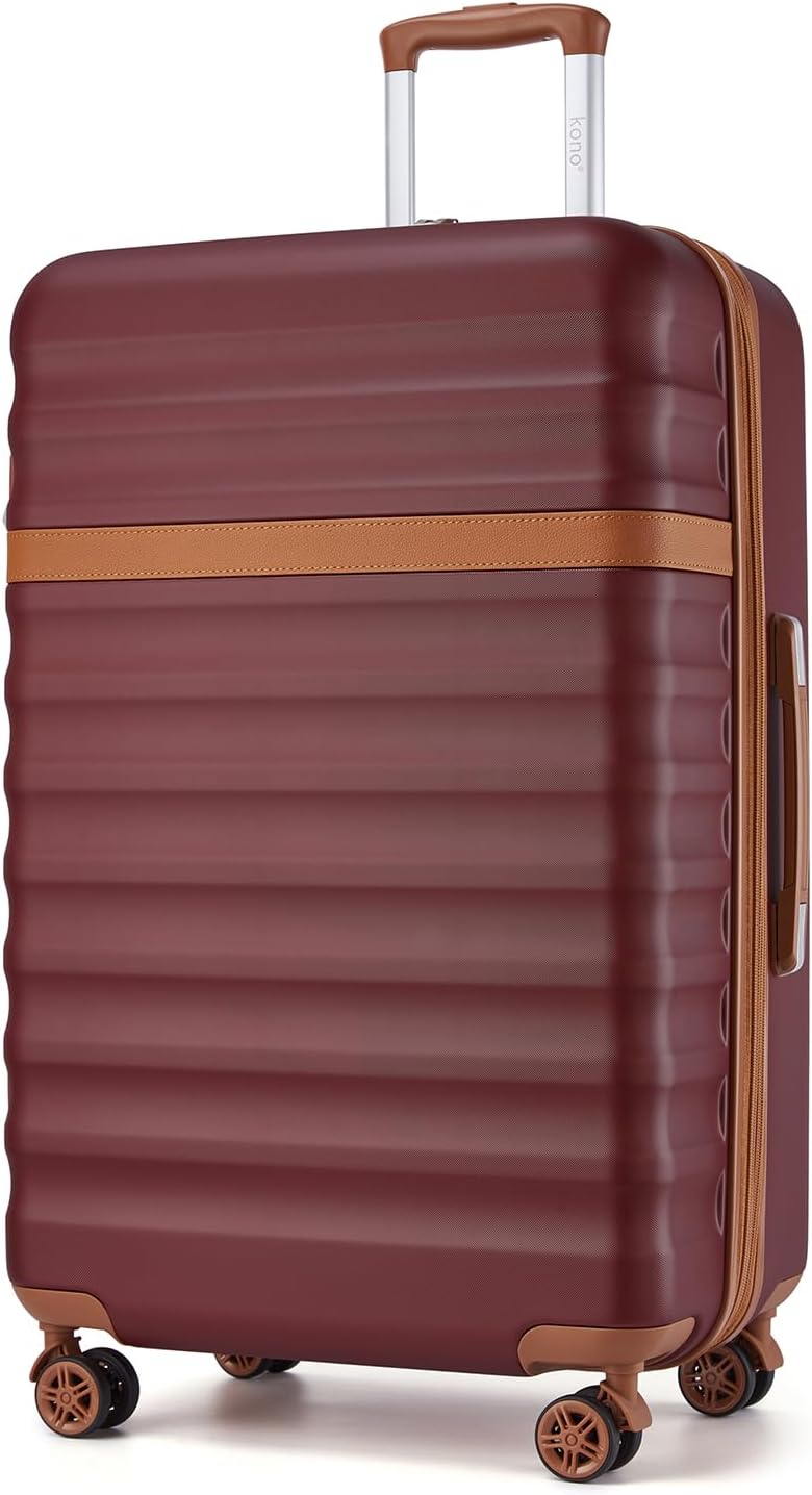 Airline Approved Carry On Luggage 22x14x9 inches, with TSA Lock, 20 Inch Expandable Lightweight Hardshell Suitcase (Navy, Suitable for 1-3 Days of Travel)