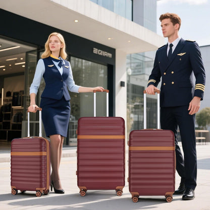 Airline Approved Carry On Luggage 22x14x9 inches, with TSA Lock, 20 Inch Expandable Lightweight Hardshell Suitcase (Navy, Suitable for 1-3 Days of Travel)