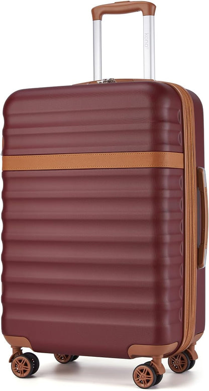 Airline Approved Carry On Luggage 22x14x9 inches, with TSA Lock, 20 Inch Expandable Lightweight Hardshell Suitcase (Navy, Suitable for 1-3 Days of Travel)