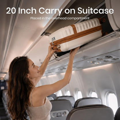 Airline Approved Carry On Luggage 22x14x9 inches, with TSA Lock, 20 Inch Expandable Lightweight Hardshell Suitcase (Navy, Suitable for 1-3 Days of Travel)