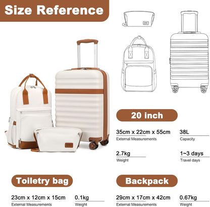 Airline Approved Carry On Luggage 22x14x9 inches, with TSA Lock, 20 Inch Expandable Lightweight Hardshell Suitcase (Navy, Suitable for 1-3 Days of Travel)