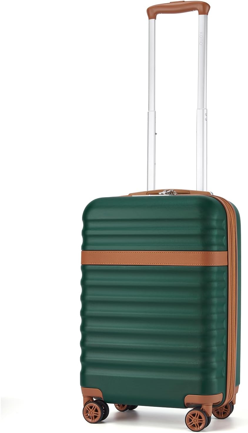 Airline Approved Carry On Luggage 22x14x9 inches, with TSA Lock, 20 Inch Expandable Lightweight Hardshell Suitcase (Navy, Suitable for 1-3 Days of Travel)