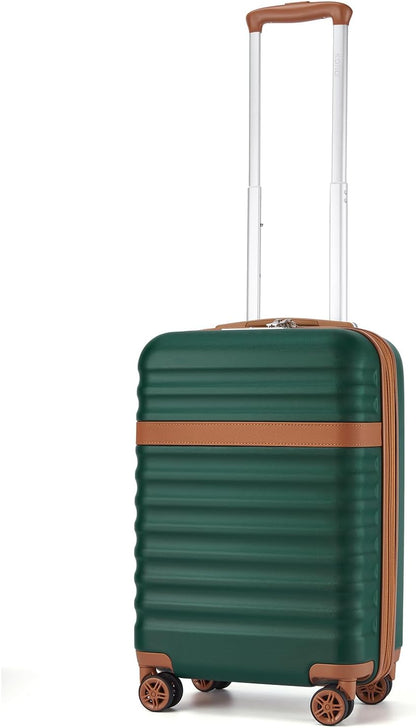 Airline Approved Carry On Luggage 22x14x9 inches, with TSA Lock, 20 Inch Expandable Lightweight Hardshell Suitcase (Navy, Suitable for 1-3 Days of Travel)