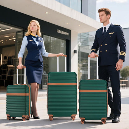 Airline Approved Carry On Luggage 22x14x9 inches, with TSA Lock, 20 Inch Expandable Lightweight Hardshell Suitcase (Navy, Suitable for 1-3 Days of Travel)