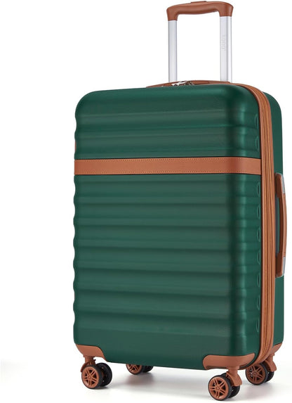Airline Approved Carry On Luggage 22x14x9 inches, with TSA Lock, 20 Inch Expandable Lightweight Hardshell Suitcase (Navy, Suitable for 1-3 Days of Travel)