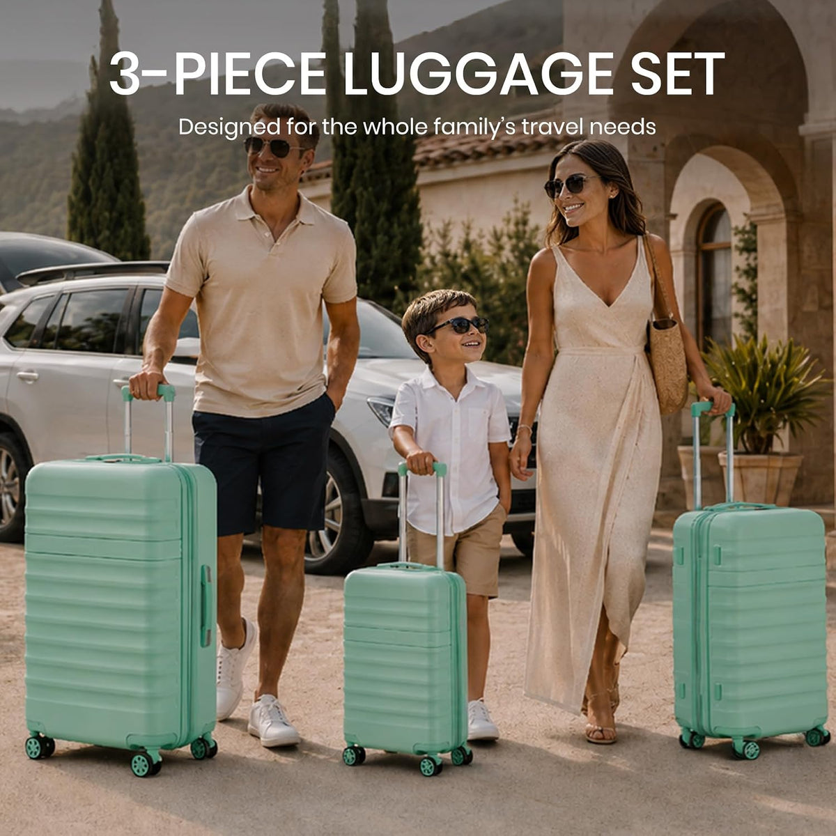 Airline Approved Carry On Luggage 22x14x9 inches, with TSA Lock, 20 Inch Expandable Lightweight Hardshell Suitcase (Navy, Suitable for 1-3 Days of Travel)