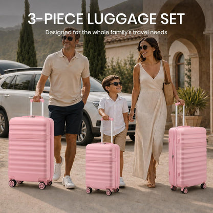 Airline Approved Carry On Luggage 22x14x9 inches, with TSA Lock, 20 Inch Expandable Lightweight Hardshell Suitcase (Navy, Suitable for 1-3 Days of Travel)