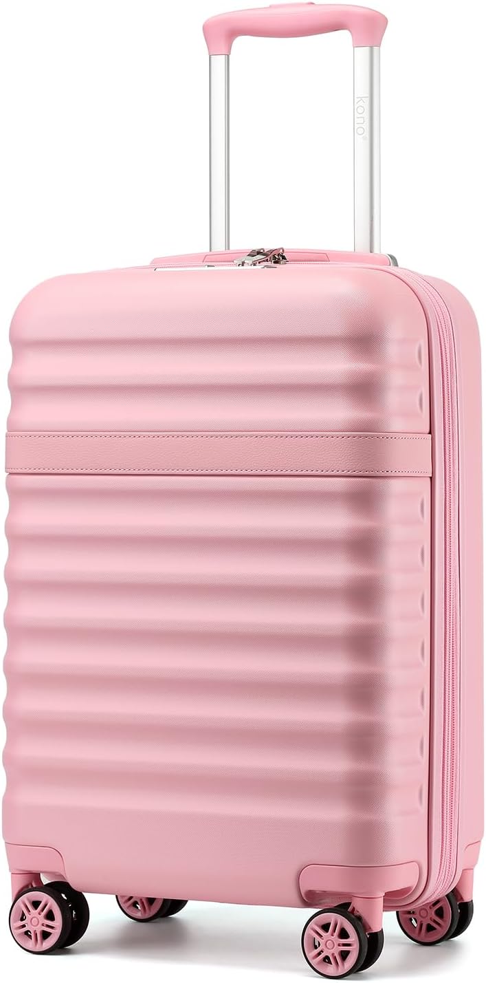 Airline Approved Carry On Luggage 22x14x9 inches, with TSA Lock, 20 Inch Expandable Lightweight Hardshell Suitcase (Navy, Suitable for 1-3 Days of Travel)