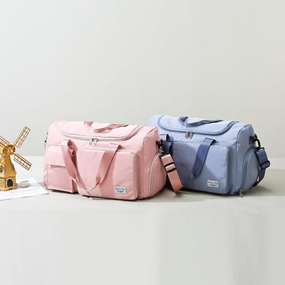 Travel Duffel Tote Bag,Travel Weekender Overnight Bags Women Carry On Bag Totes for Airplanes,Sports Gym Duffle with Trolley Sleeve
