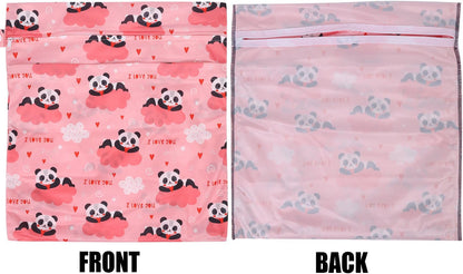 3pcs Cloth Diaper Wet Dry Bags Waterproof Reusable Wet Bag with 2 Zipper Pockets & Handle Washable Laundry Bags for Travel Beach Pool Daycare Yoga Gym Exercise Swimsuits