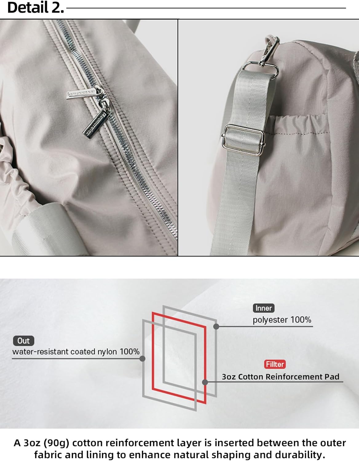 Shoulder Duffel Bag for Women | Large Foldable Travel & Gym Bag | Carry On Luggage for Sports & Baby Essentials