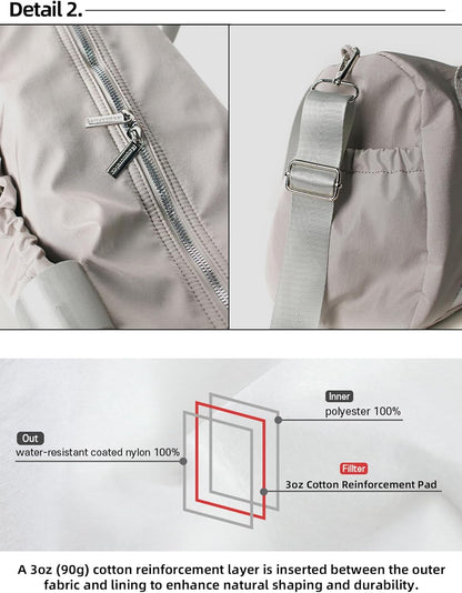 Shoulder Duffel Bag for Women | Large Foldable Travel & Gym Bag | Carry On Luggage for Sports & Baby Essentials