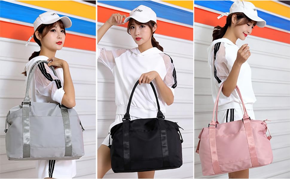 Women Tote Bag Travel Duffel Bag Carry On Luggage Bag Sports Bag