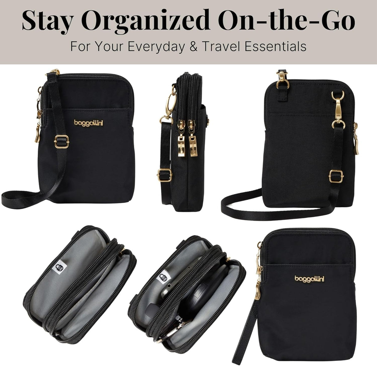 The New Classic Collection Take Two RFID Bryant Crossbody - Colors B