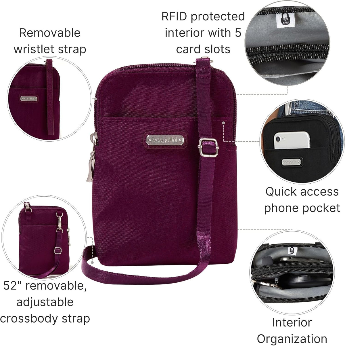 The New Classic Collection Take Two RFID Bryant Crossbody - Colors B