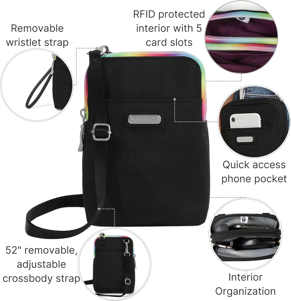 The New Classic Collection Take Two RFID Bryant Crossbody - Colors B