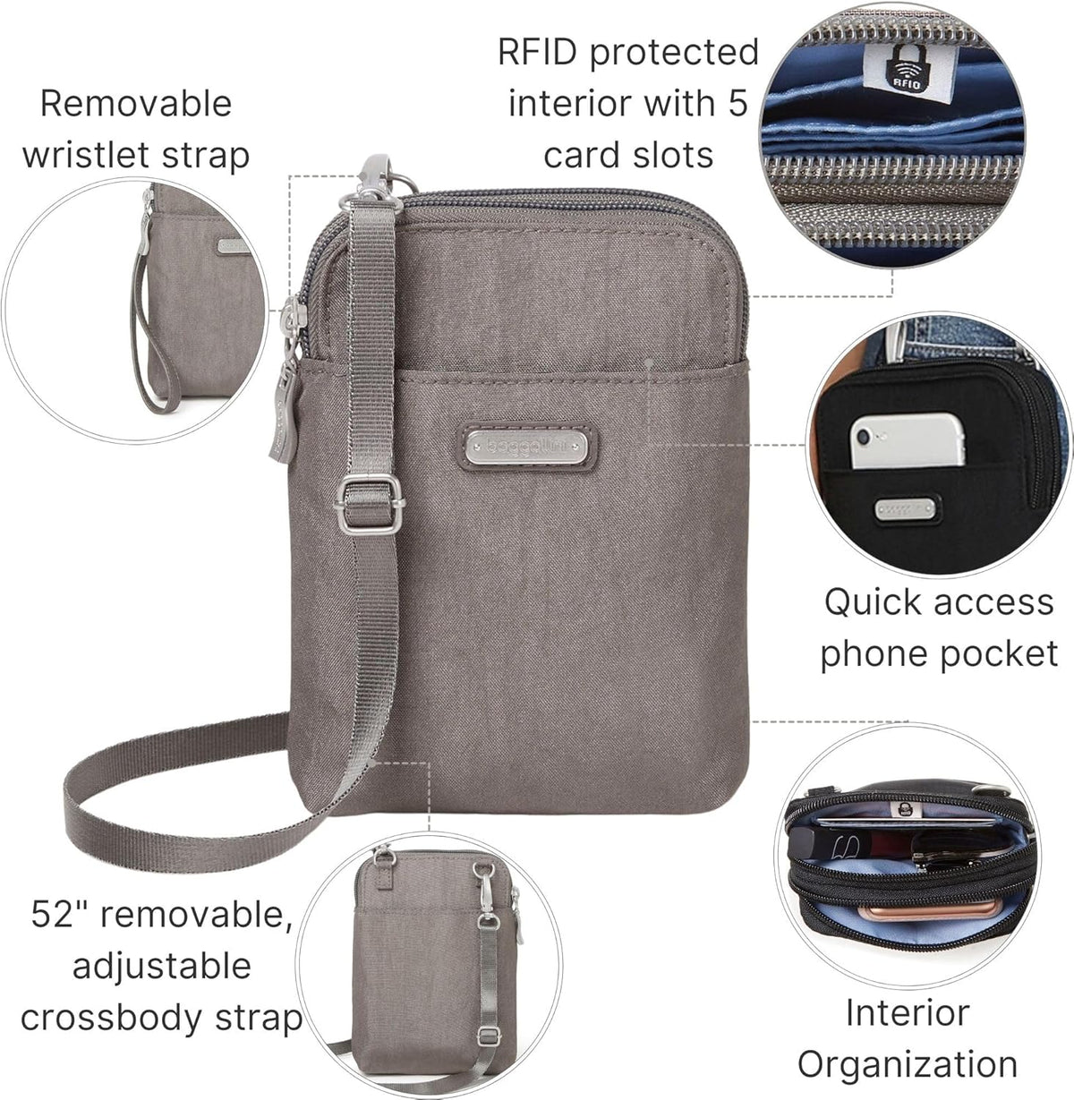 The New Classic Collection Take Two RFID Bryant Crossbody - Colors B