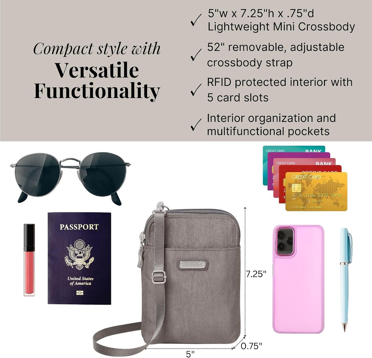 The New Classic Collection Take Two RFID Bryant Crossbody - Colors B