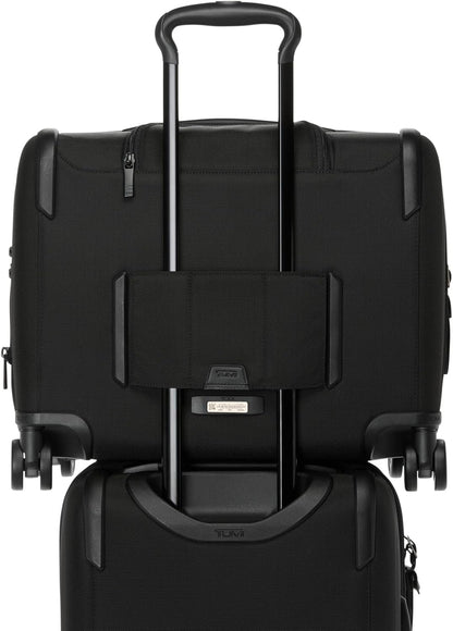 Alpha Deluxe Expandable 4-Wheeled Laptop Briefcase - 15 Inch Computer Bag for Men and Women