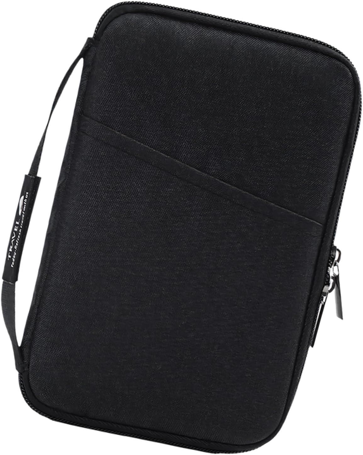 Multi-pocket Travel Passport Holder, Oxford Fabric Document Organizer Wallet with Credit Card Slots and Ticket Compartments