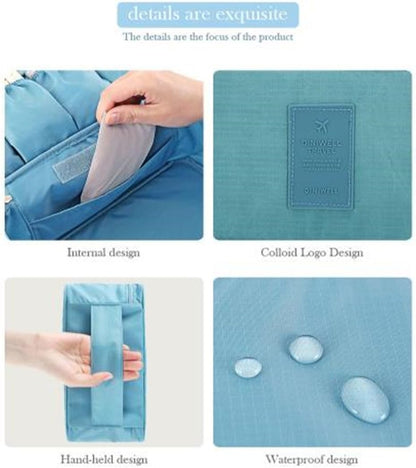 Bra Underwear Storage Bag Travel Bag Trip Handbag Luggage Traveling Bag Pouch Case Suitcase Space Saver Container Bags (grey)