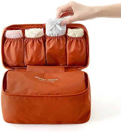 Bra Underwear Storage Bag Travel Bag Trip Handbag Luggage Traveling Bag Pouch Case Suitcase Space Saver Container Bags (grey)