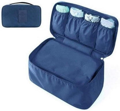 Bra Underwear Storage Bag Travel Bag Trip Handbag Luggage Traveling Bag Pouch Case Suitcase Space Saver Container Bags (grey)