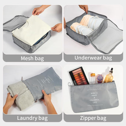 Packing Cubes for Suitcases, Travel Luggage Organizer Bags, Suitcase Organizer Bags Set for Carry on Luggage Travel Essentials, Pink