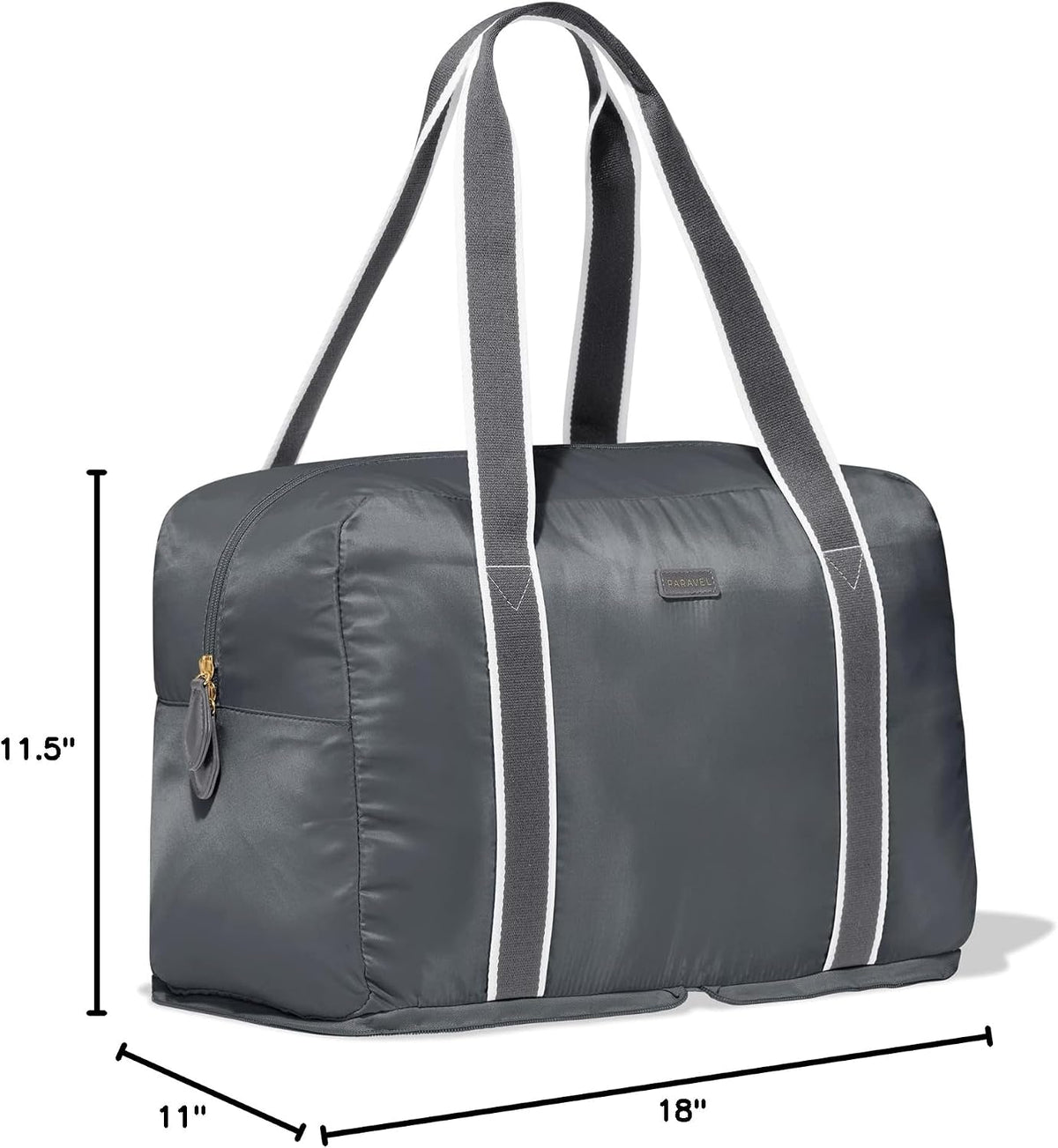 Foldable Duffle Bag for Travel | Lightweight, Water-Resistant, Multifunctional Carry On Bag | Sustainable and Durable Nylon