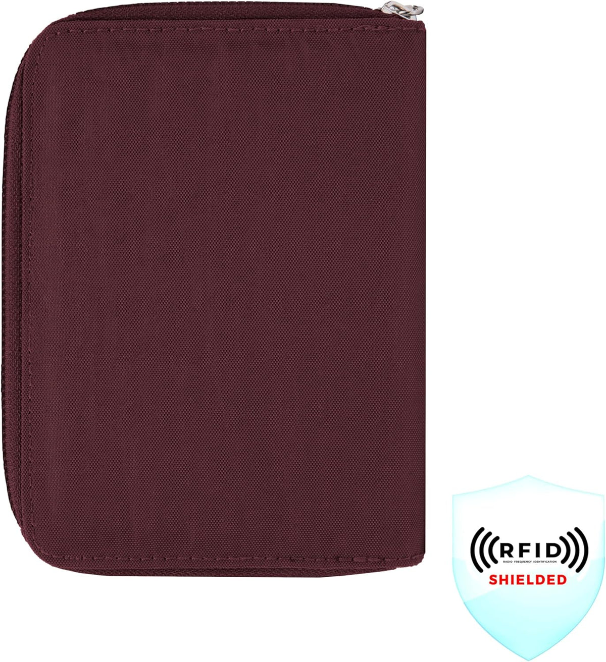 RFID Blocking Passport Zip Wallet