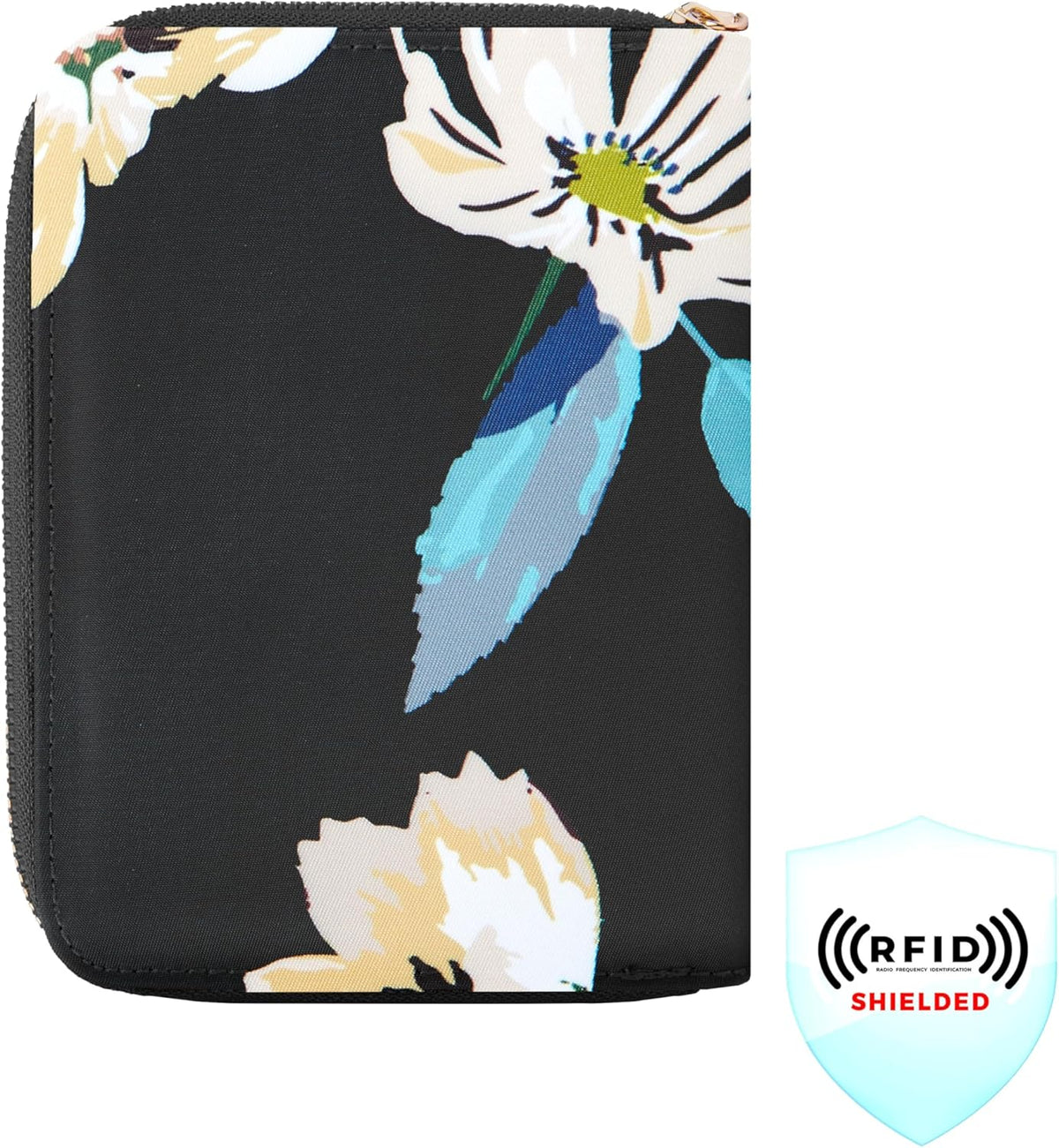 RFID Blocking Passport Zip Wallet