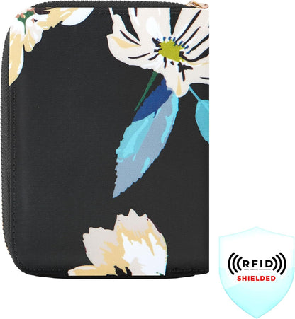 RFID Blocking Passport Zip Wallet