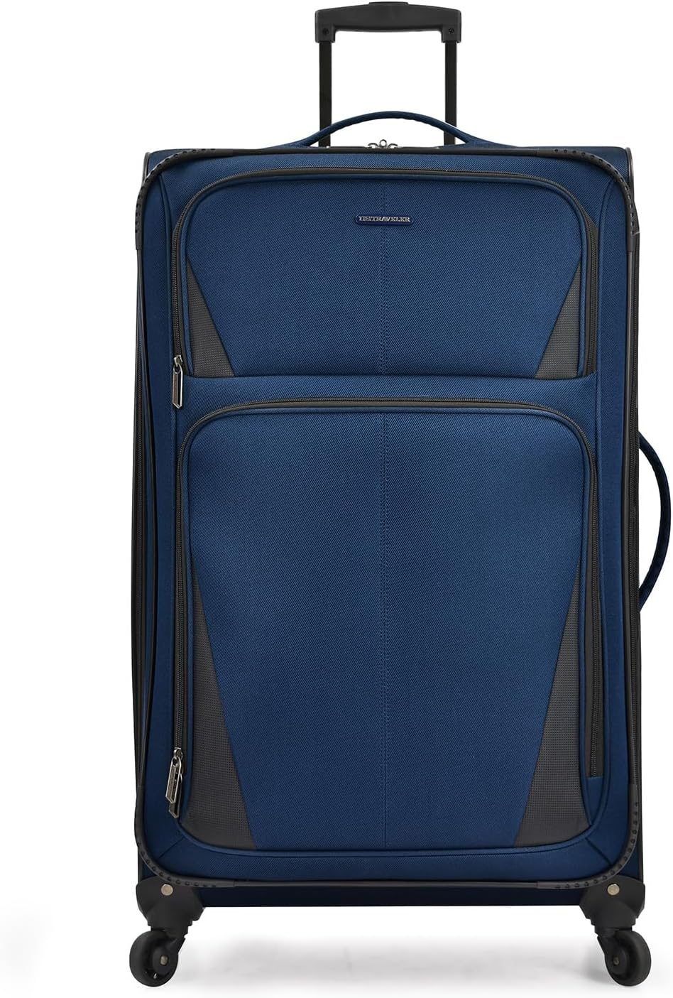Aviron Bay Expandable Softside Luggage With Spinner Wheels, Navy, Carry-on 23-Inch