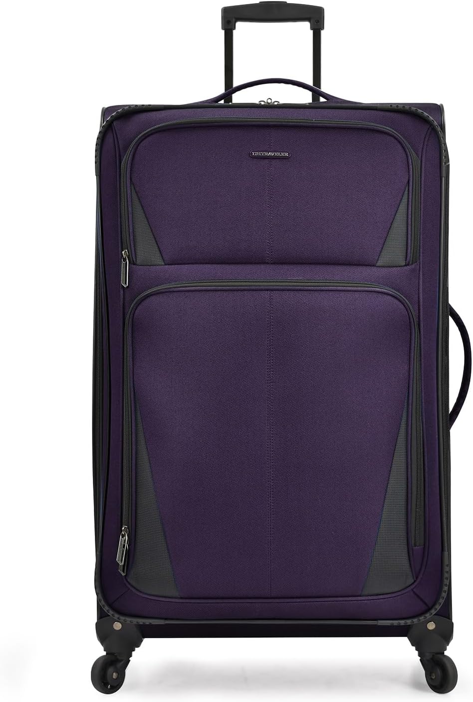 Aviron Bay Expandable Softside Luggage With Spinner Wheels, Navy, Carry-on 23-Inch
